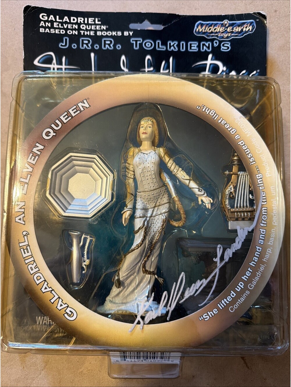 Galadriel  2000 Lord of the Rings Middle Earth Autographed Karl Sanders Art Dire